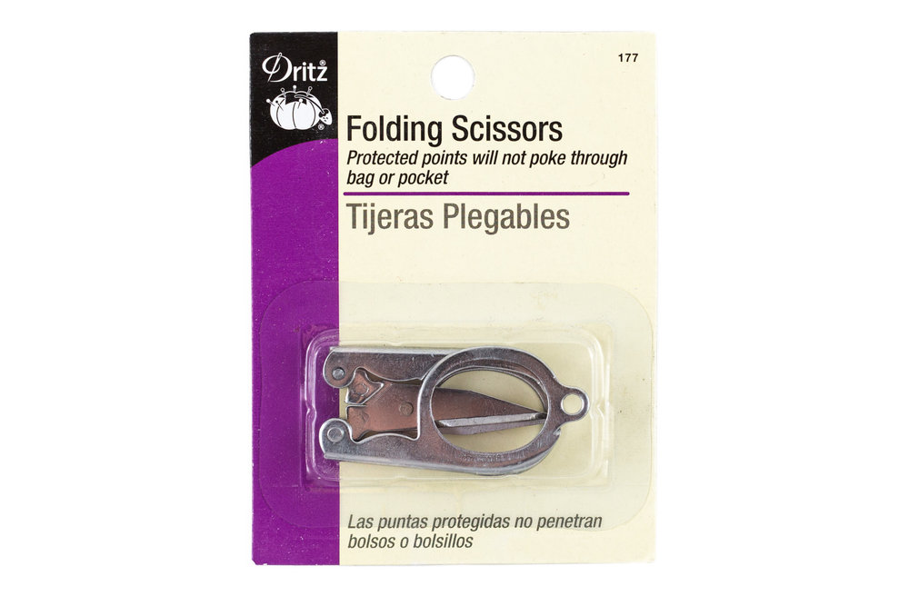 Dritz Folding Scissors — The Nifty Knitter
